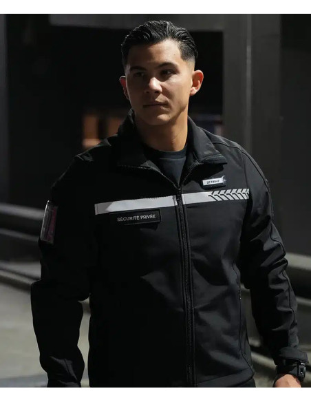SOFTSHELL SÉCURITÉ PRIVÉE AVEC BANDE SAFETEK