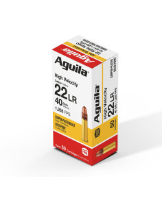 CARTOUCHES AGUILA Cal.22LR HV SP 40gr x50
