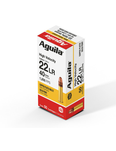 CARTOUCHES AGUILA Cal.22LR HV SP 40gr x50