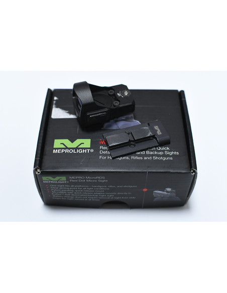 MEPROLIGHT MICRO RDS AVEC PLAQUE GLOCK MOS