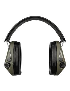 CASQUE ANTI-BRUIT SUPREME PRO VERT OLIVE SERRE TETE CUIR NOIR 2