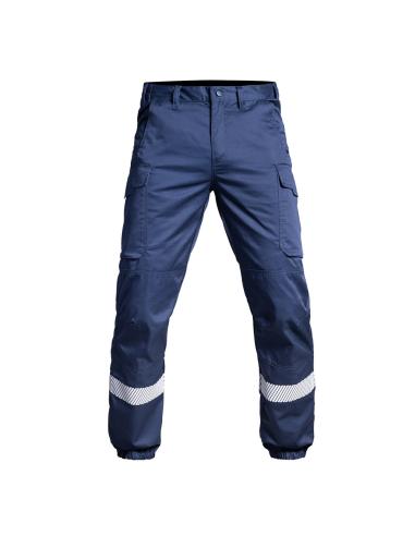 PANTALON HV-TAPE SECU-ONE BLEU MARINE