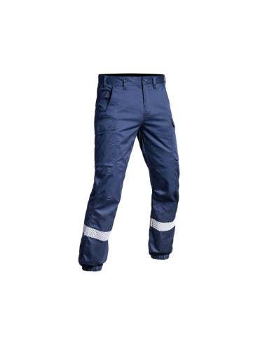 PANTALON HV-TAPE SECU-ONE BLEU MARINE