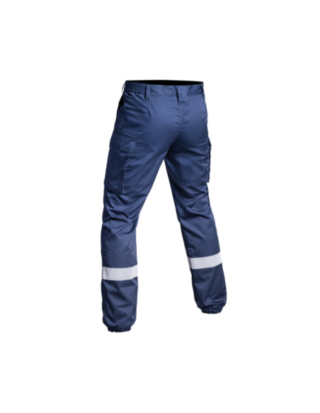 PANTALON HV-TAPE SECU-ONE BLEU MARINE