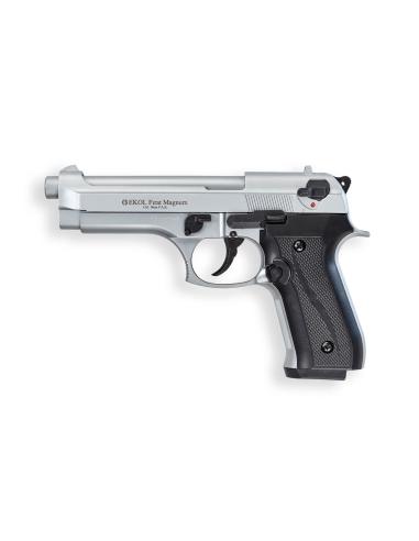 PISTOLET FIRAT MAGNUM CHROME Cal.9 mm P.A.K