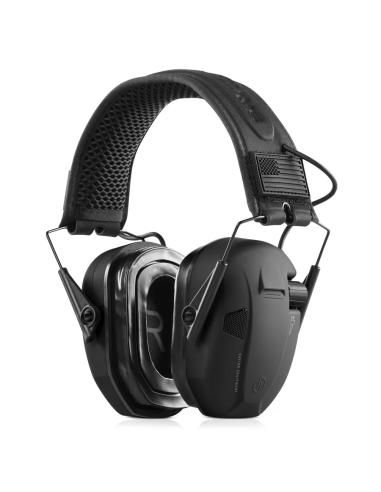 CASQUE APOLLO ANTI-BRUIT ELECTRONIQUE NOIR