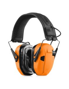 CASQUE APOLLO ANTI-BRUIT ELECTRONIQUE ORANGE