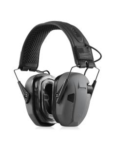 CASQUE APOLLO ANTI-BRUIT ELECTRONIQUE GRIS