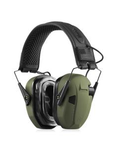CASQUE APOLLO ANTI-BRUIT ELECTRONIQUE VERT OD