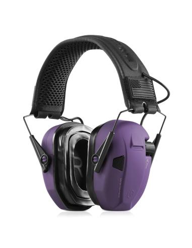 CASQUE APOLLO ANTI-BRUIT ELECTRONIQUE VIOLET