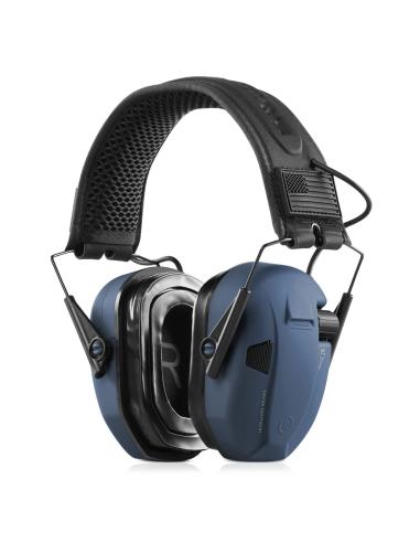 CASQUE APOLLO ANTI-BRUIT ELECTRONIQUE BLEU MARINE