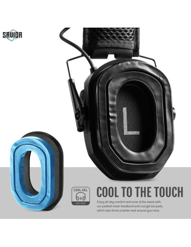 CASQUE APOLLO ANTI-BRUIT ELECTRONIQUE NOIR