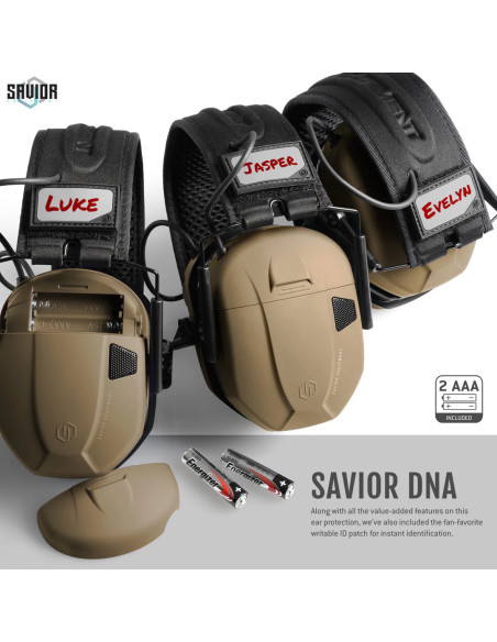 CASQUE APOLLO ANTI-BRUIT ELECTRONIQUE TAN