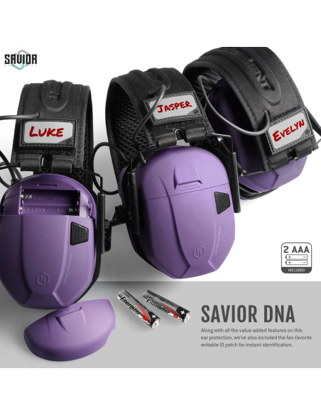 CASQUE APOLLO ANTI-BRUIT ELECTRONIQUE VIOLET