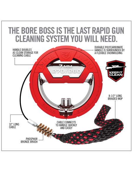 CORDON DE NETTOYAGE BORE BOSS Cal.270/ .280 / 7mm