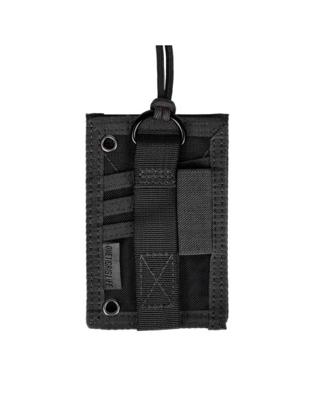 PORTE-BADGE TOUR DE COU NOIR