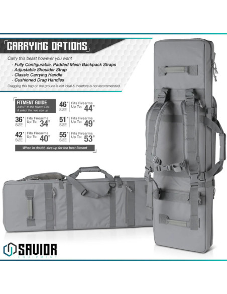 HOUSSE URBAN WARFARE 36" GRIS