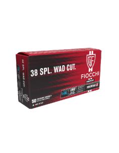CARTOUCHES FIOCCHI .38 SPL WAD CUTTEER 148gr x50