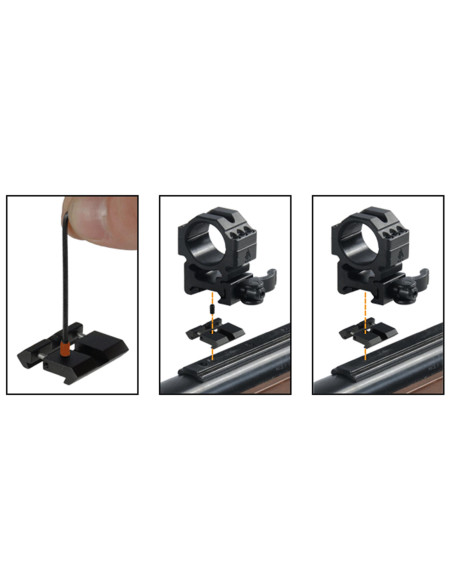 RAIL  ADAPTATEUR 11-21 LOT DE 2