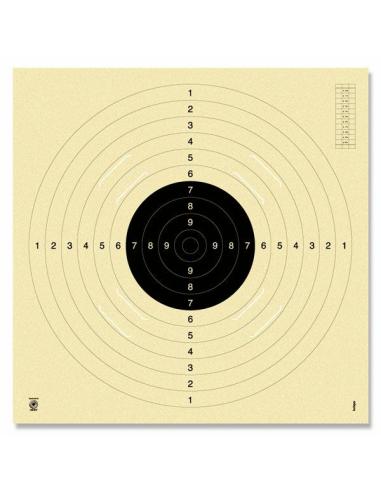 CIBLES (C50) AVEC ENCOCHES x25