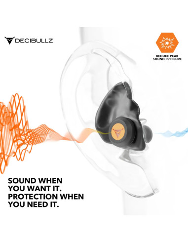 BOUCHONS D'OREILLES "PERCUSSIF" SUR MESURE