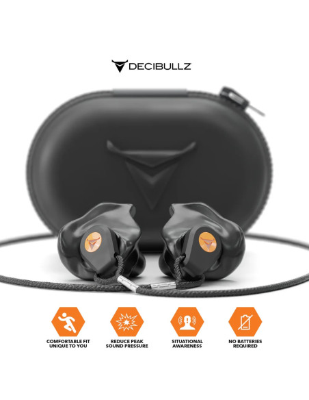 BOUCHONS D'OREILLES "PERCUSSIF" SUR MESURE