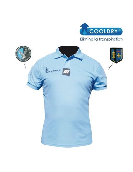 POLO GENDARMERIE RESPIRANT COOLDRY - BLEU