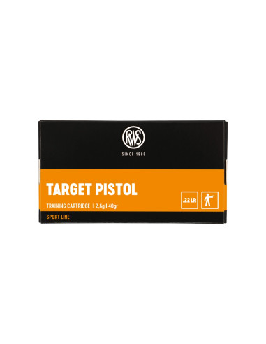 CARTOUCHES RWS .22LR TARGET PISTOL x50