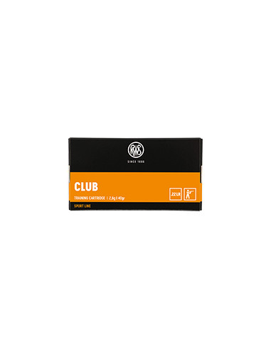 CARTOUCHES RWS .22LR CLUB x50