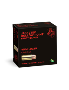 CARTOUCHES GECO 9x19 124gr JHP x20