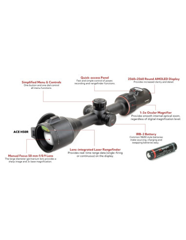 LUNETTE THERMIQUE ACE H50R LRF