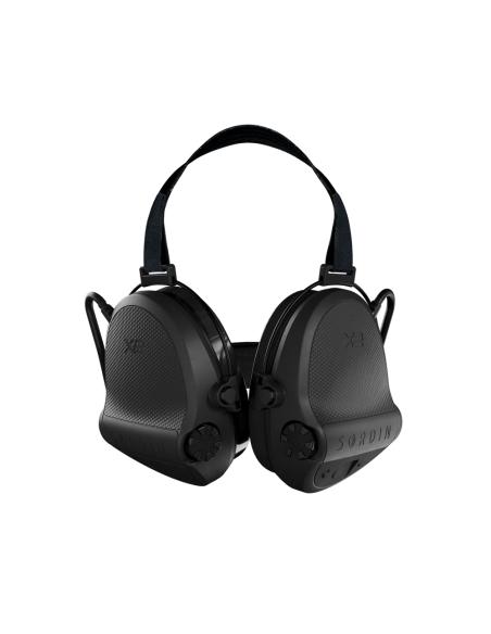 CASQUE ANTI-BRUIT SUPREME X2 SERRE-NUQUE PADS GEL NOIR
