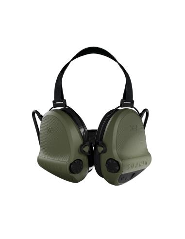 CASQUE ANTI-BRUIT SUPREME X2 SERRE-NUQUE PADS GEL VERT