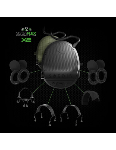 CASQUE ANTI-BRUIT SUPREME X2 SERRE-NUQUE PADS...