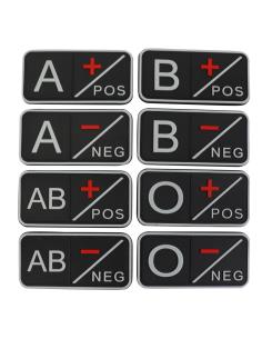 PATCH PVC GROUPE SANGUIN NOIR