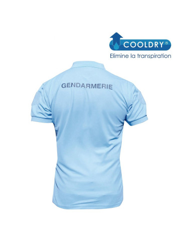 POLO GENDARMERIE RESPIRANT COOLDRY - BLEU