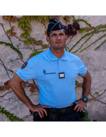 POLO GENDARMERIE RESPIRANT COOLDRY - BLEU