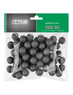 BILLES CAOUTCHOUC NOYAU ACIER CAL 68 X50 - RBI