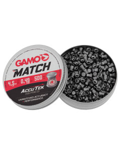 BOITE DE PLOMBS GAMO MATCH ACCUTEK 4.5mm (x500) 2