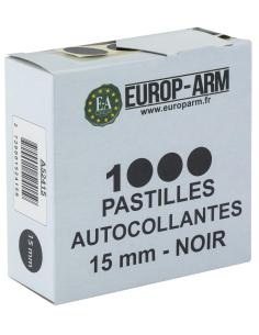 PASTILLES AUTOLLANTE NOIRES 15mm x1000