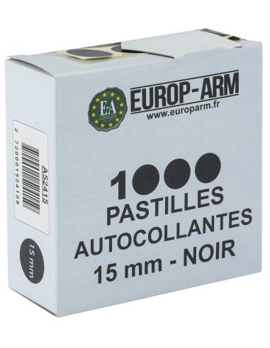 PASTILLES AUTOLLANTE NOIRES 15mm x1000