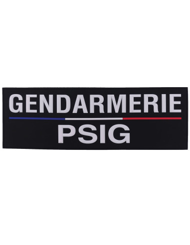 BANDE FLAP DOS PVC PSIG LISERE BLEU BLANC ROUGE