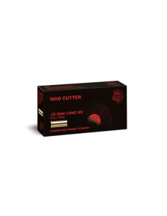 CARTOUCHES GECO .32 S&W LONG WAD CUTTER 100gr x50