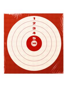 CIBLE 14X14 ROUGE X100