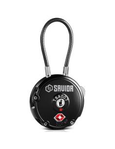 CADENA A CABLE NOIR (TSA) SAVIOR