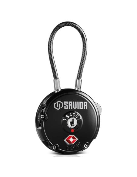 CADENA A CABLE NOIR (TSA) SAVIOR