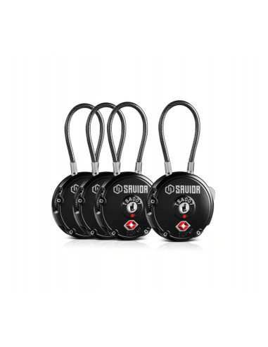 CADENAS A CABLE NOIR (TSA) SAVIOR