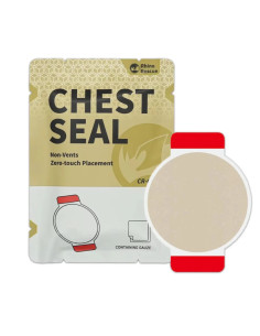 PANSEMENT THORACIQUE CHEST SEAL 3 VOIES + 1 OCCLUSIF 2
