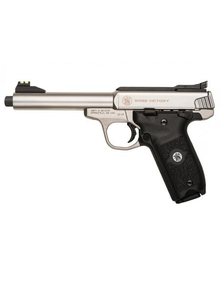 PISTOLET S&W 22 VICTORY CANON FILETE CAL.22LR 5,5" 10+1 COUPS