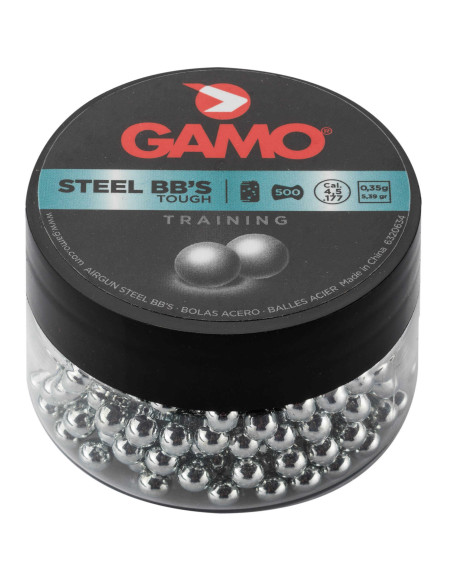 BILLES RONDES GAMO STEEL BB's 4,5 mm (x500)